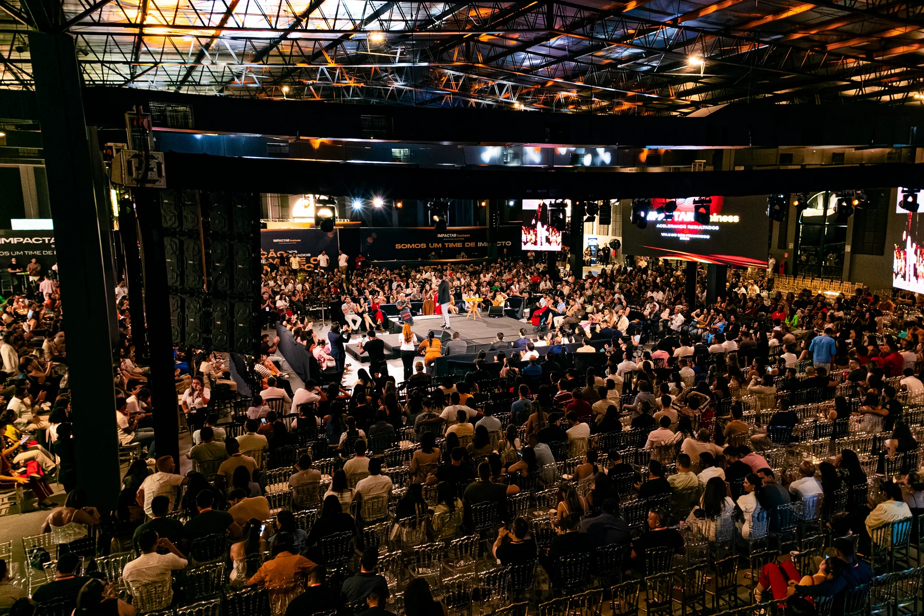 Auditório e palco do Impactar na edição de 2026